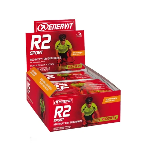 Enervit R2 Recovery Drink Gusto Arancia 20 Bustine Prodotto Energetico per eccellenza per il recupero