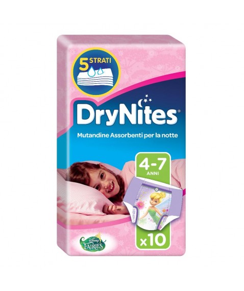 DRYNITES Girl 17-30Kg M 10pz