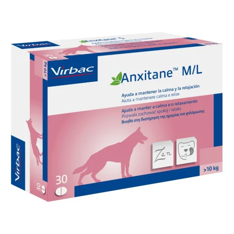 Anxitane M/L Supplemento Nutrizionale Cani 30 Compresse Anxitane M/L Supplemento Nutrizionale Cani 30 Compresse