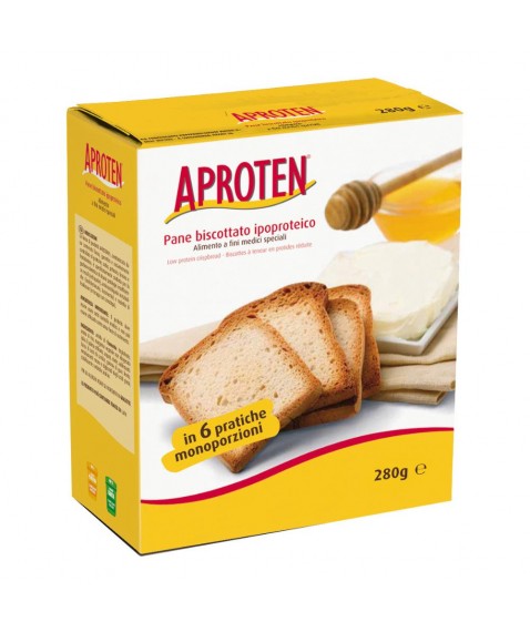 Aproten Pane Biscottato Ipoproteico 280 gr - Alimento a fini medici speciali