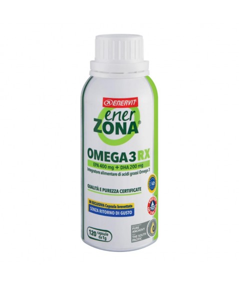 Enerzona Omega 3RX 120 capsule Integratore di Omega 3 per il controllo del colesterolo
