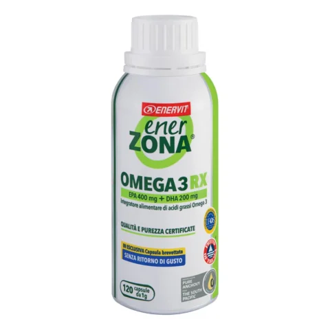Enerzona Omega 3RX 120 capsule Integratore di Omega 3 per il controllo del colesterolo