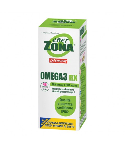 Enerzona Omega 3RX 48 capsule Integratore di Omega 3 per il controllo del colesterolo