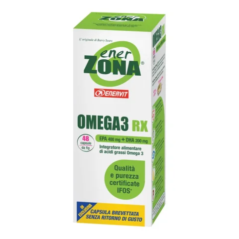 Enerzona Omega 3RX 48 capsule Integratore di Omega 3 per il controllo del colesterolo Enerzona Omega 3RX 48 capsule Integratore di Omega 3 per il controllo del colesterolo