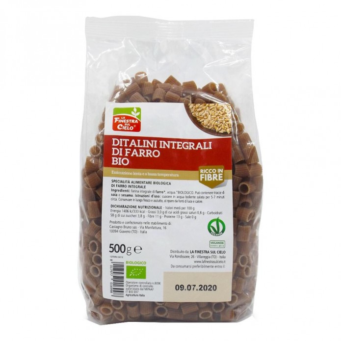 Ditalini Int Farro Bio 500g