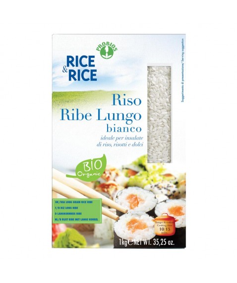 R&R Riso Lungo Ribe Bianco 1Kg