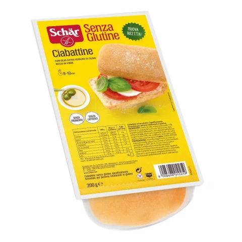 SCHAR CIABATTA PANE 200G S/GL SCHAR CIABATTA PANE 200G S/GL