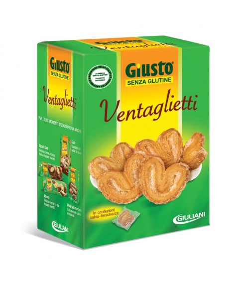 GIUSTO BISC VENTAGLIETT 150G S/G