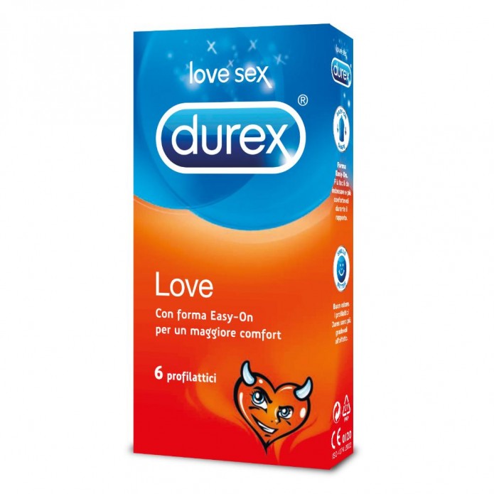 Durex love 6 pezzi - Preservativi in lattice