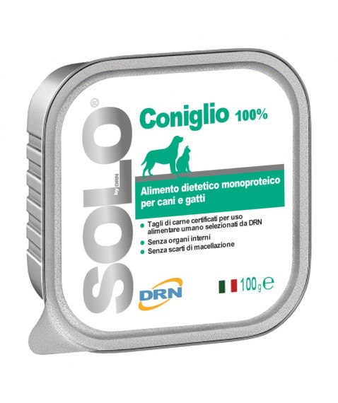 SOLO CONIGLIO CANI/GATTI 100G