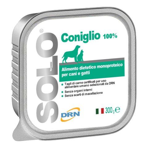 SOLO CONIGLIO CANI/GATTI 300G SOLO CONIGLIO CANI/GATTI 300G