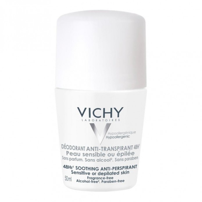 Vichy Deodorante Anti-Traspirante Pelli Sensibili 48 h Roll-On 50 ml
