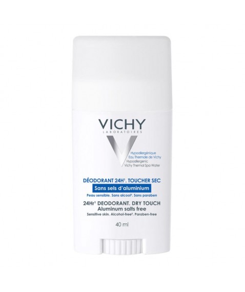 Vichy Deodorante Stick 24 h Effetto asciutto Senza sali di alluminio 40 ml