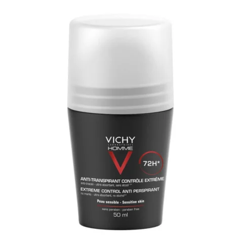 Vichy Homme Deodorante Roll-On Regolazione Intensa 50 ml