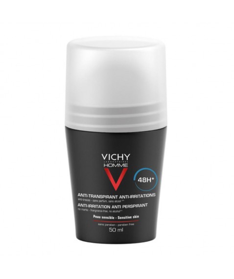 Vichy Homme Deodorante Roll-on Anti-traspirante 48 h 50 ml