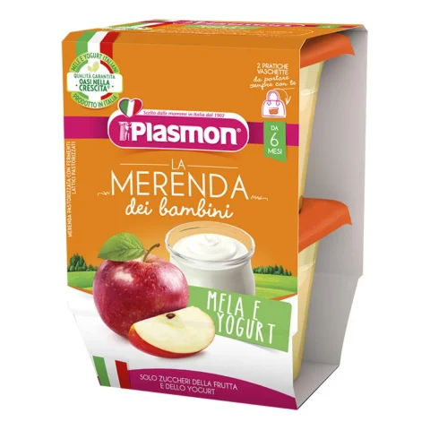 PLASMON Dessert Yog.Mela2x120g