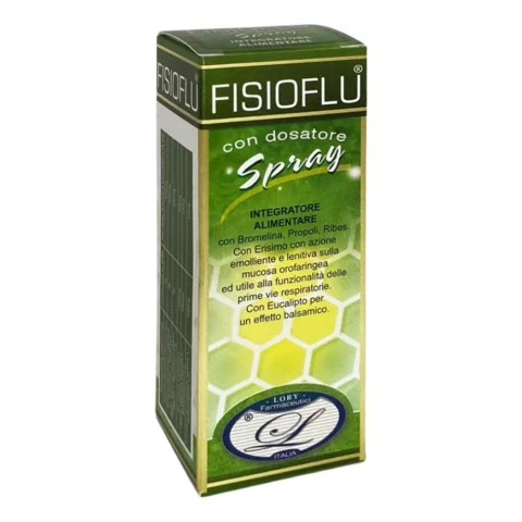 Fisioflu&reg;&nbsp;Spray 20 ml - Integratore alimentare per la mucosa orofaringea e per le prime vie respiratorie