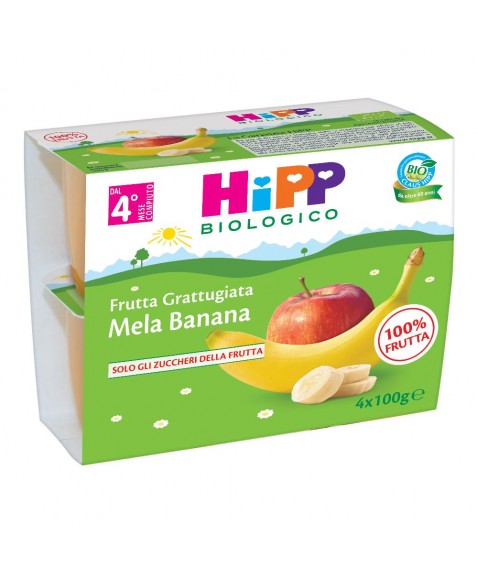 HIPP Bio Mer.Fr.Mela/Ban.4x100