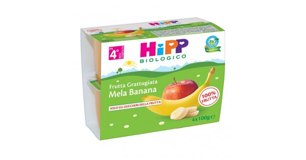 HIPP Bio Mer.Fr.Mela/Ban.4x100