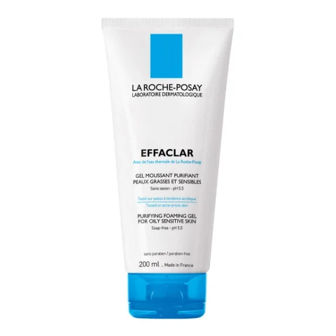 La Roche Posay Effaclar Gel Mousse Schiumogeno Purificante per Pelli Grasse e Sensibili 200 ml