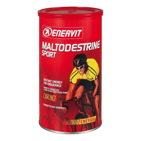 ENERVIT SPORT MALTODESTRINE SPORT IN BARATTOLO DA 450 GR - PRODOTTO ENERGETICO PER SPORTIVI A BASE DI CARBOIDRATI