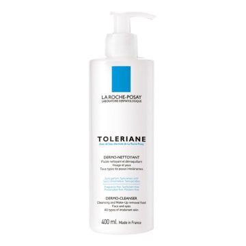 La Roche Posay Toleriane Dermo Nettoyant Detergente Viso e Occhi per Pelli intolleranti 400 ml