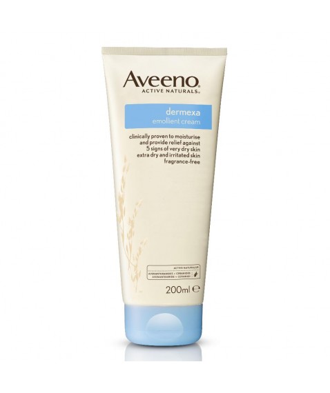 Aveeno Dermexa Crema Idratante 200 Ml - Iper Idratante Per Pelle Molto Secca