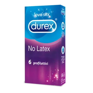 Durex No Lattice 6 pezzi - Preservativi senza lattice