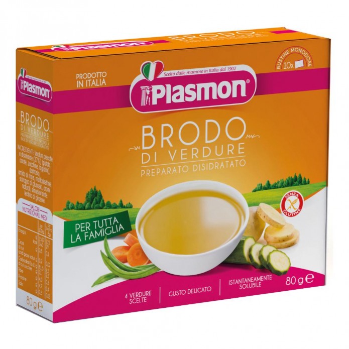 PLASMON Brodo Dry Verd. 10x80g