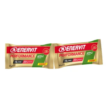 ENERVIT Power Sport Double Mela GUSTO MELA 2 mezze porzioni box 1 barretta