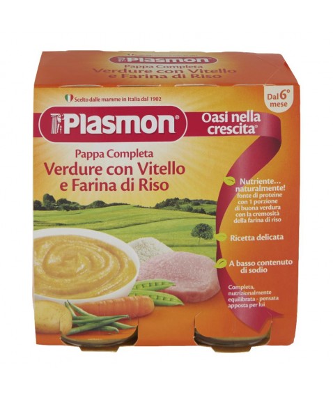 PLASMON OMO PAPPE VIT/VERD/RIS