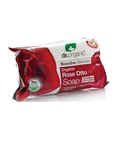 DR ORGANIC ROSE SOAP 100G