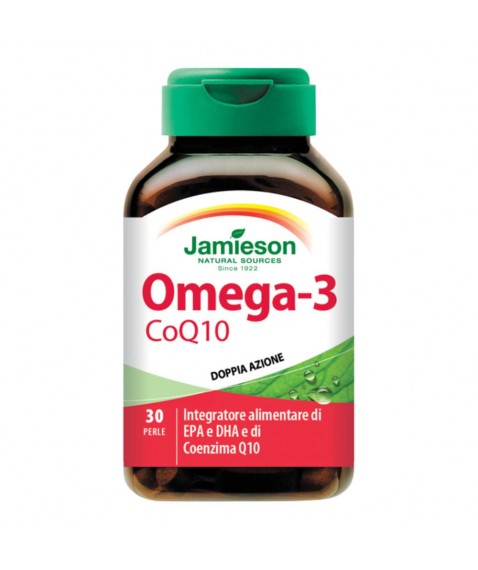 Omega 3 CoQ10 30 perle Integratore per colesterolo e circolazione sanguigna