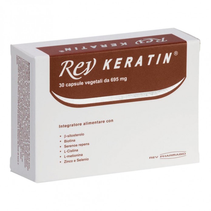 Rev Keratin 30 capsule - Integratore per capelli e unghie