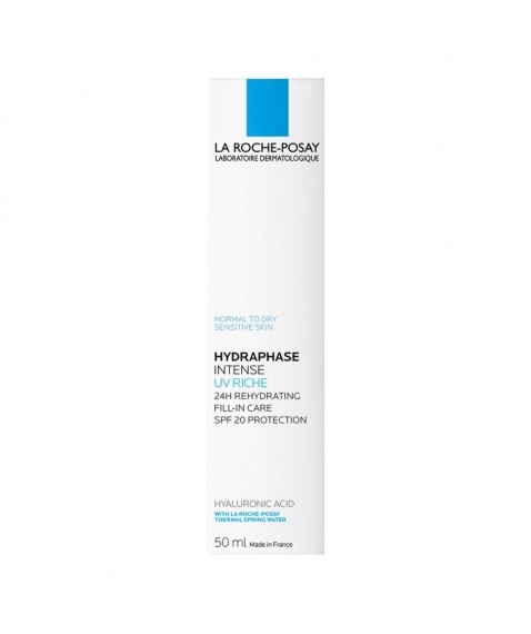 La Roche Posay Hydraphase UV Intense Riche 50 ml Trattamento reidratante intensivo a lunga durata