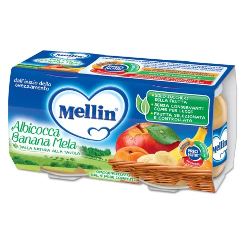 OMO MELLIN Alb/Ban/Mela 2x100g OMO MELLIN Alb/Ban/Mela 2x100g