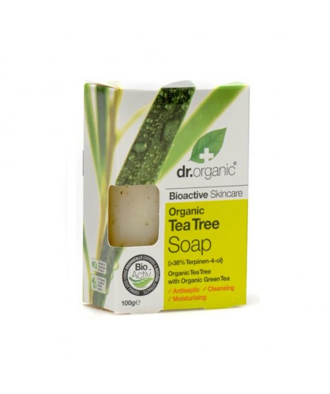 DR ORGANIC TEA TREE SOAP 100G