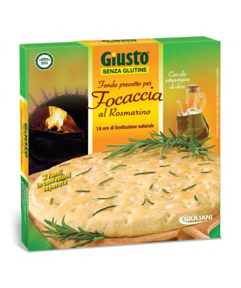 GIUSTO S/G Fondo Focaccia 280g