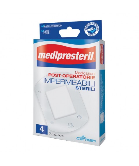 MEDIPRESTERIL CER IMP7,5X10 4P