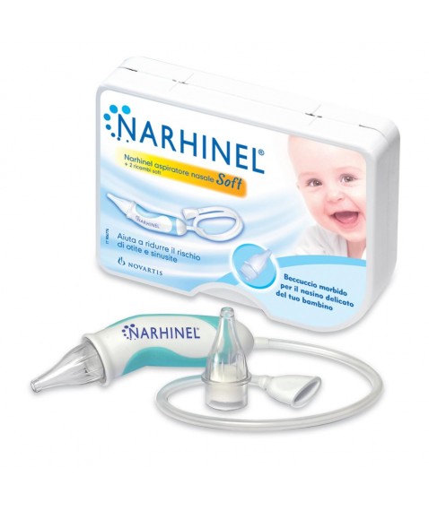 Narhinel Aspiratore Nasale Soft Per Bambini + 2 Ricariche