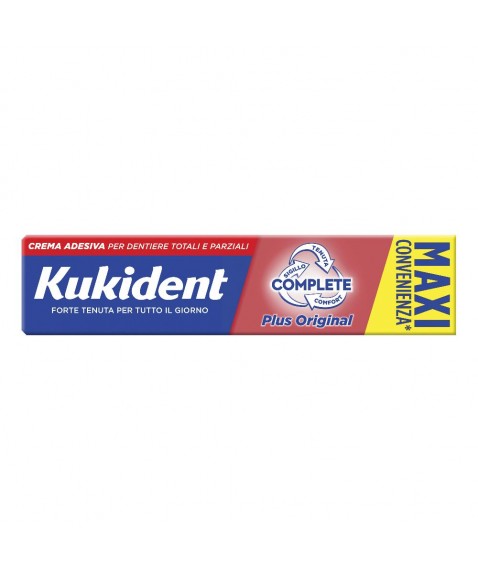 Kukident Plus Complete crema 70 g - Crema adesiva per dentiera