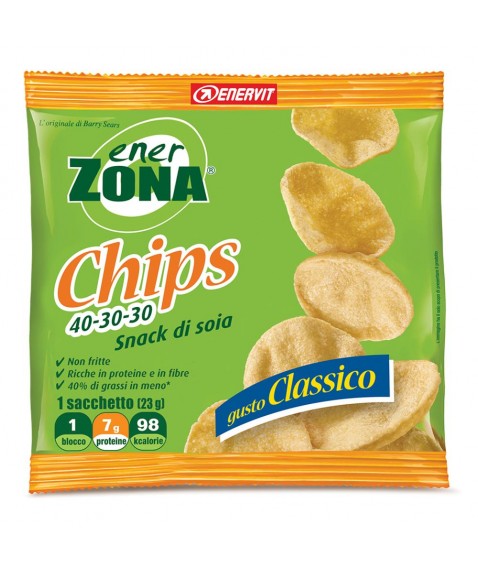ENERZONA Chips Gusto Classico 1 Sacchetto 23 gr