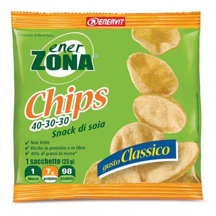 ENERZONA Chips Gusto Classico 1 Sacchetto 23 gr