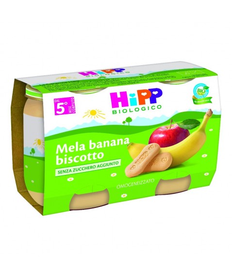 HIPP MERENDA MEL/BAN/BISC 2X125G