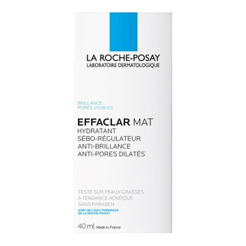 La Roche Posay Effaclar Mat Crema Viso Pelle Grassa 40 ml Trattamento Seboregolatore