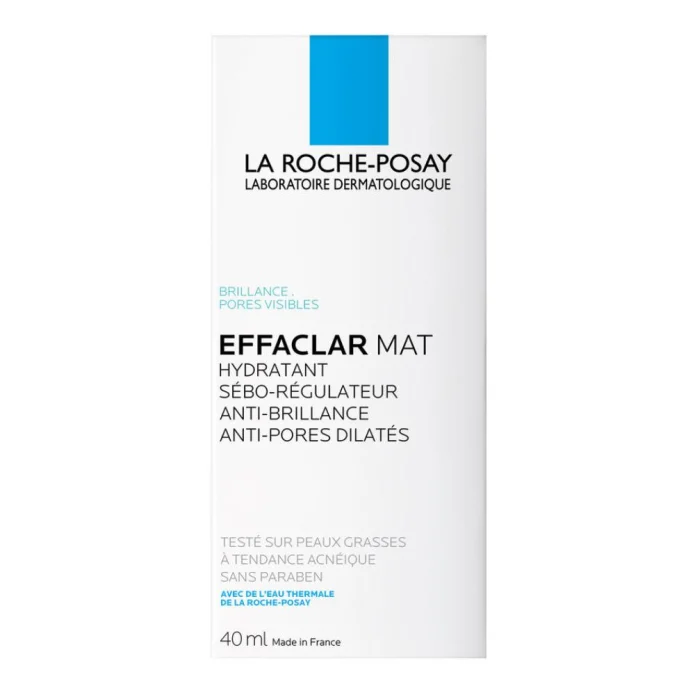 La Roche Posay Effaclar Mat Crema Viso Pelle Grassa 40 ml Trattamento Seboregolatore