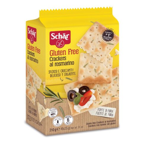 SCHAR CRACKERS ROSMARINO 210G SCHAR CRACKERS ROSMARINO 210G