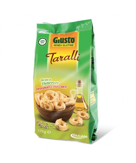 GIUSTO S/G Taralli Finocc.175g