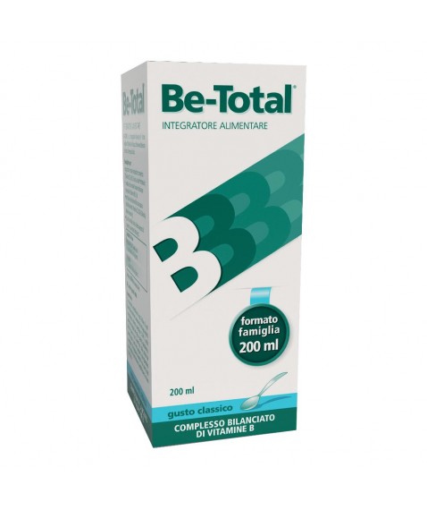 Be-Total Sciroppo Classico 200 ml - Integratore alimentare di vitamine del gruppo B