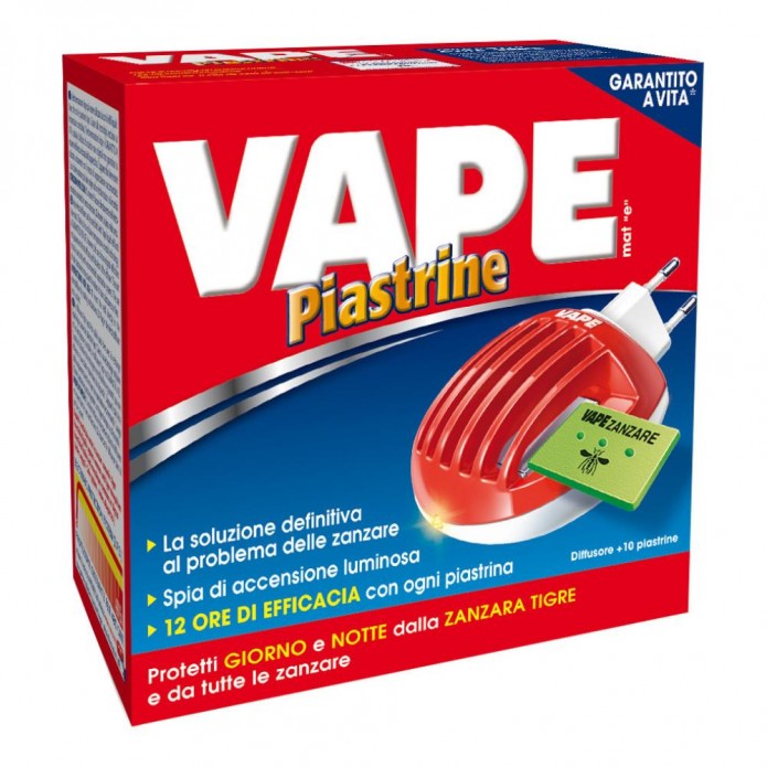 Vape Elettroemanatore Spina + 10piastrine